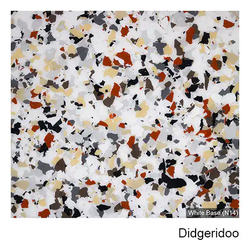 Didgeridoo epoxy flake colour