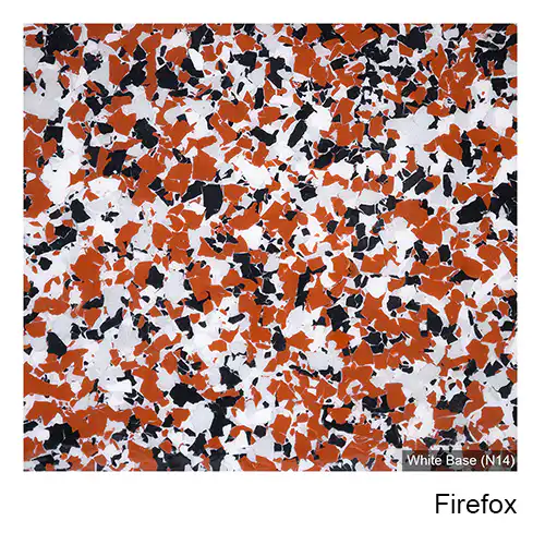 Firefox epoxy flake colour