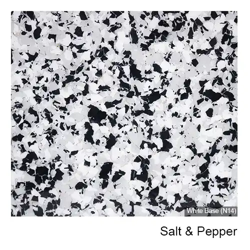 Salt & Pepper epoxy flake colour