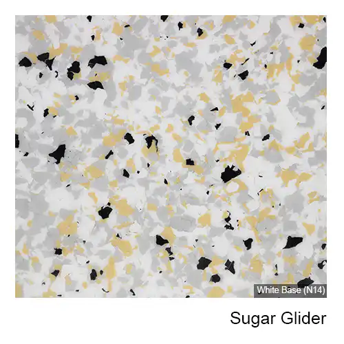 Sugar Glider epoxy flake colour