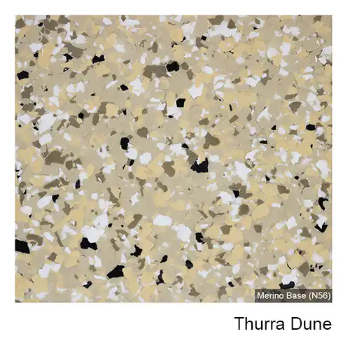 Thurra Dune epoxy flake colour