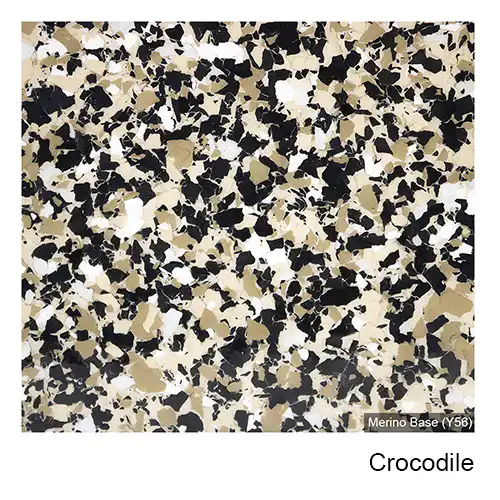 Crocodile epoxy flake colour