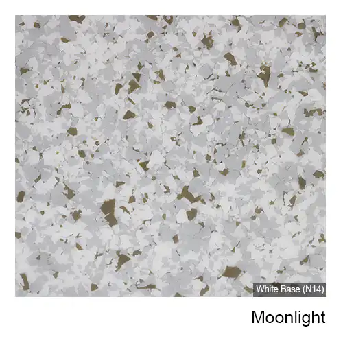 Moonlight epoxy flake colour