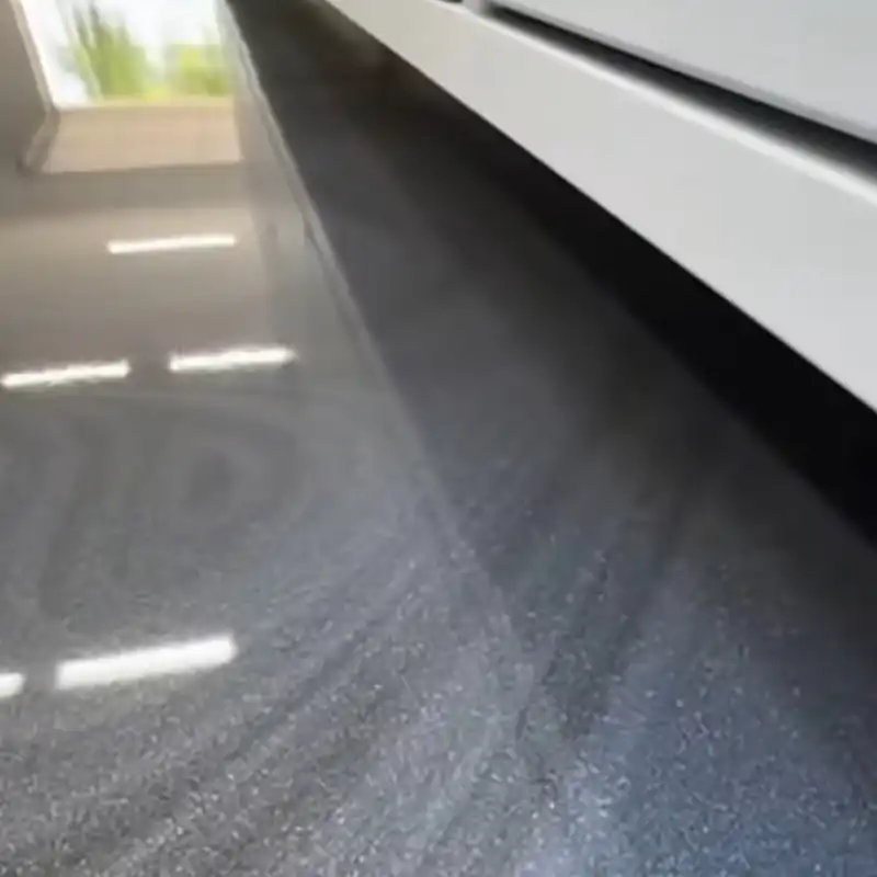 Pearl White Marble metallic epoxy design