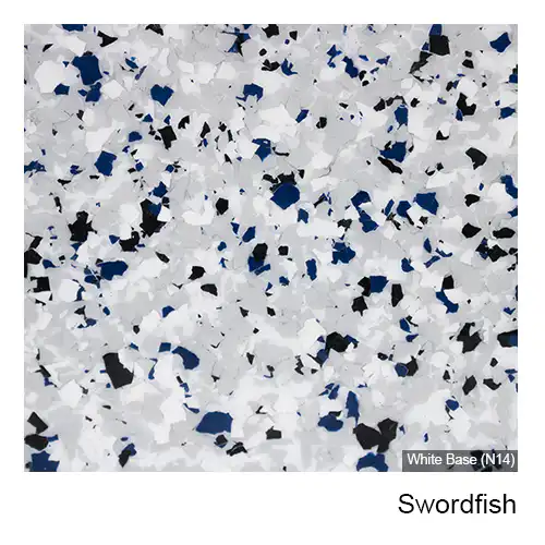 Swordfish epoxy flake colour
