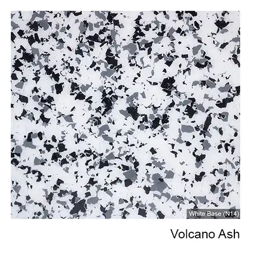 Volcano Ash epoxy flake colour