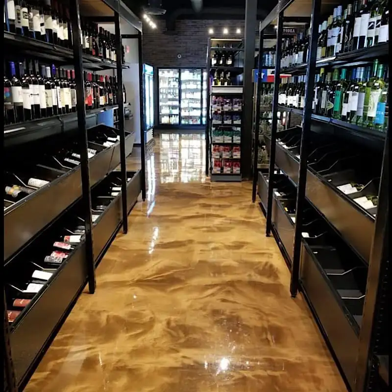 After epoxy flooring installation in Gardenvale