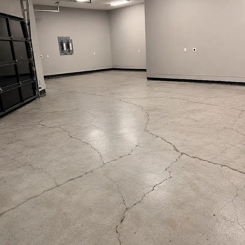Before epoxy flooring installation in Gardenvale