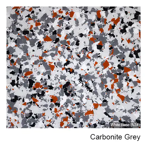 Carbonite Grey epoxy flake colour