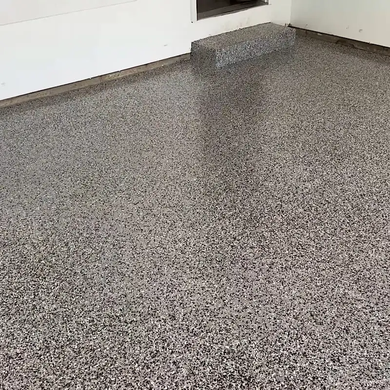 Single Garage epoxy flooring project available in Gardenvale